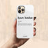 Bon Babe Custom Name iPhone Case