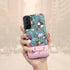 Custom Name Floral Galaxy Case