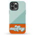 Retro Colors & Name Personalized iPhone Case