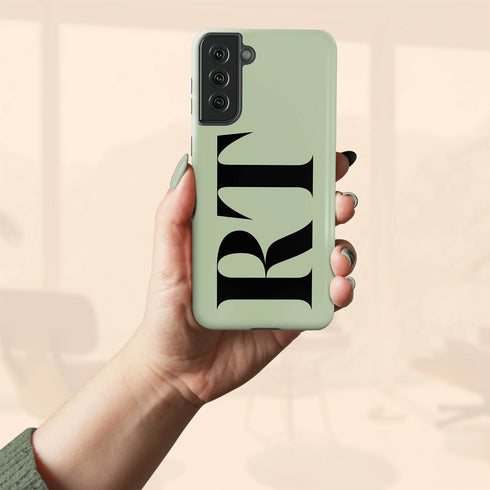 Oversized Custom Initials Galaxy Case