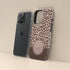 Boho Leopard Personalized Monogram iPhone Case