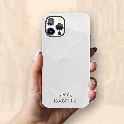 Past Present Future Symbol Custom Name iPhone Case