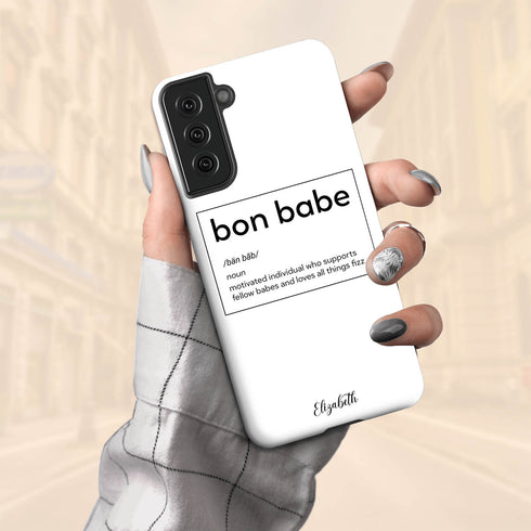 Bon Babe Custom Name Galaxy Case