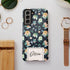 Delicate Flowers Custom Name Galaxy Case