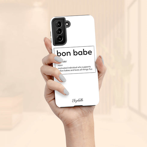 Bon Babe Custom Name Galaxy Case