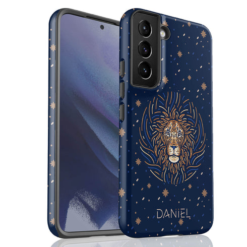 Zodiac Sign Personalized Name Galaxy Case