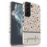 Terrazzo Pattern Custom Name Galaxy Case