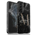Monogram Personalized Black Marble Galaxy Case