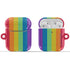 LGBTQ Pride Rainbow Custom Name AirPods Case