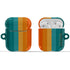 Orange & Teal Rainbow Custom Name AirPods Case