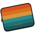 Orange Teal Rainbow Custom Name Laptop Sleeve