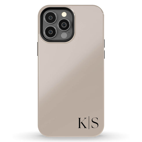 Custom Initials iPhone Case - Edge
