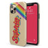 LGBTQ Pride Custom Light Retro Name iPhone Case