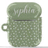 Speckled Polka Dots Custom Name AirPods Case
