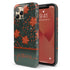 Christmas Flowers Custom Name iPhone Case