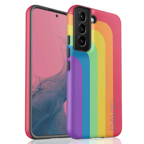LGBTQ Pride Flag Rainbow Custom Name Galaxy Case