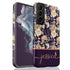 Blooming Flowers Custom Name Galaxy Case