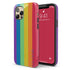 LGBTQ Pride Rainbow Custom Name iPhone Case