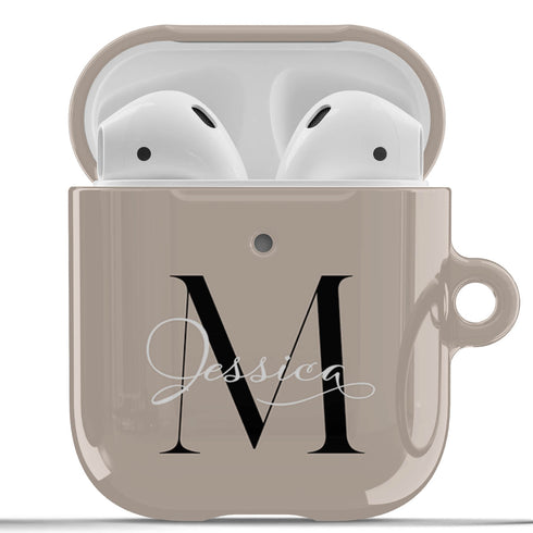 Monogram Personalized Solid AirPods Case