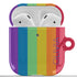 LGBTQ Pride Rainbow Custom Name AirPods Case