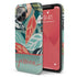 Tropical Flowers Custom Name iPhone Case
