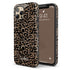 Metallic Leopard Personalized Name iPhone Case