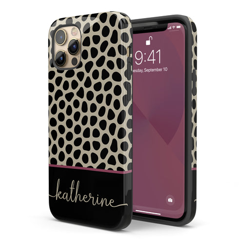 Abstract Patterns Personalized Name iPhone Case