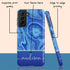 Blue Agate Custom Name Galaxy Case