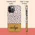 Spotted Dots Custom Name iPhone Case
