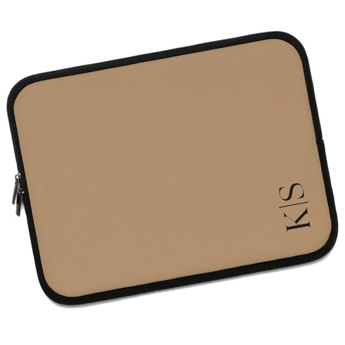 Custom Initials Laptop Sleeve - Vertical