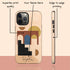 Abstract Shapes Custom Name iPhone Case