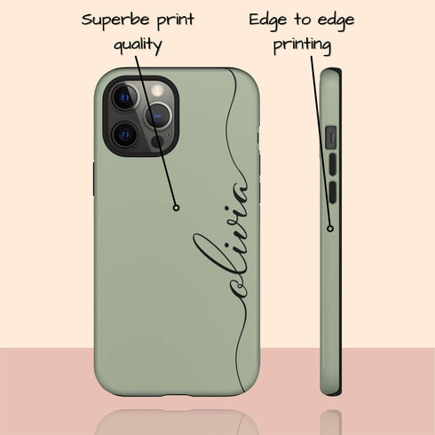 Personalized Name Calligraphy iPhone Case