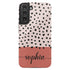 Spotted Dots Custom Name Galaxy Case