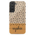Speckled Dots Custom Name Galaxy Case