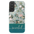 Custom Name Floral Galaxy Case
