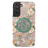 Watercolor Flowers Personalized Monogram Galaxy Case