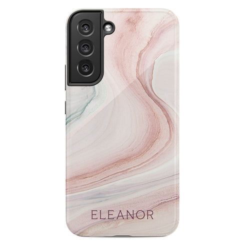 Nude Marble Custom Name Galaxy Case