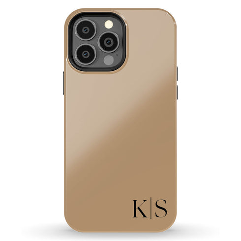 Custom Initials iPhone Case - Edge