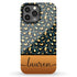 Golden Leopard Personalized Name iPhone Case