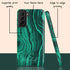 Malachite Marble Agate Custom Name Galaxy Case