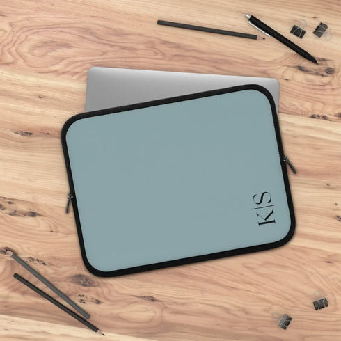 Custom Initials Laptop Sleeve - Vertical