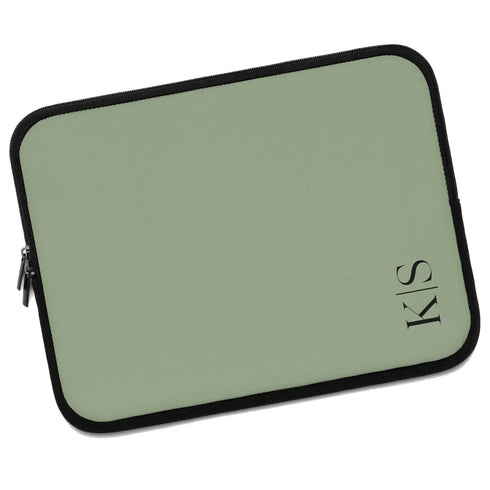 Custom Initials Laptop Sleeve - Vertical