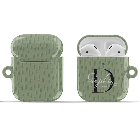 Monogram Personalized Dots AirPods Case
