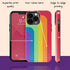 LGBTQ Pride Flag Rainbow Custom Name iPhone Case
