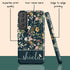Elegant Flowers Custom Name Galaxy Case