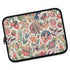 Floral Butterflies Custom Name Laptop Sleeve