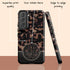 Dark Tortoiseshell Round Monogram Galaxy Case