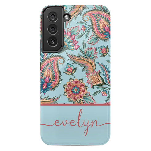 Oriental Paisley Personalized Galaxy Case