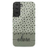 Speckled Dots Custom Name Galaxy Case