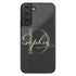 Monogram Personalized Solid Black Galaxy Case